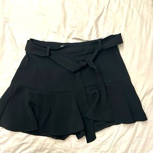 Zara black mini Skort